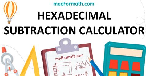 hex subtraction calculator